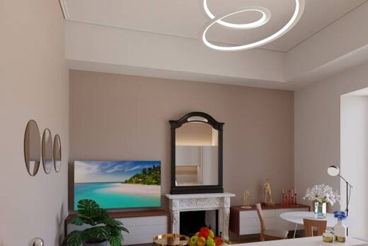 Maîtrise d&#8217;oeuvre en conception d&#8217;architecture intérieure, consultation d&#8217;entreprises et suivi de travaux pour la rénovation d&#8217;un appartement et d&#8217;un studio dans un palace à Menton (Alpes Maritimes)