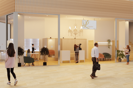 Maîtrise d&#8217;oeuvre pour l&#8217;aménagement d&#8217;un institut de beauté dans une cellule d&#8217;un centre commercial à Carcassonne (Aude 11)