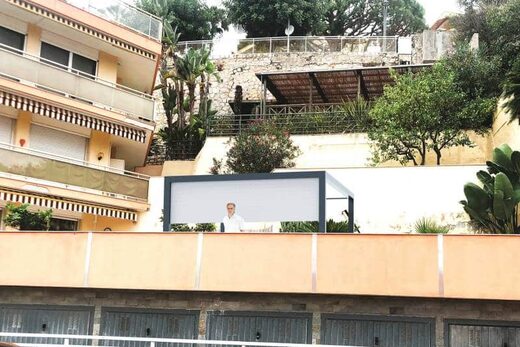 Déclaration préalable pour l&#8217;installation d&#8217;une pergola bioclimatique à Menton Garavan (06 Alpes Maritimes)